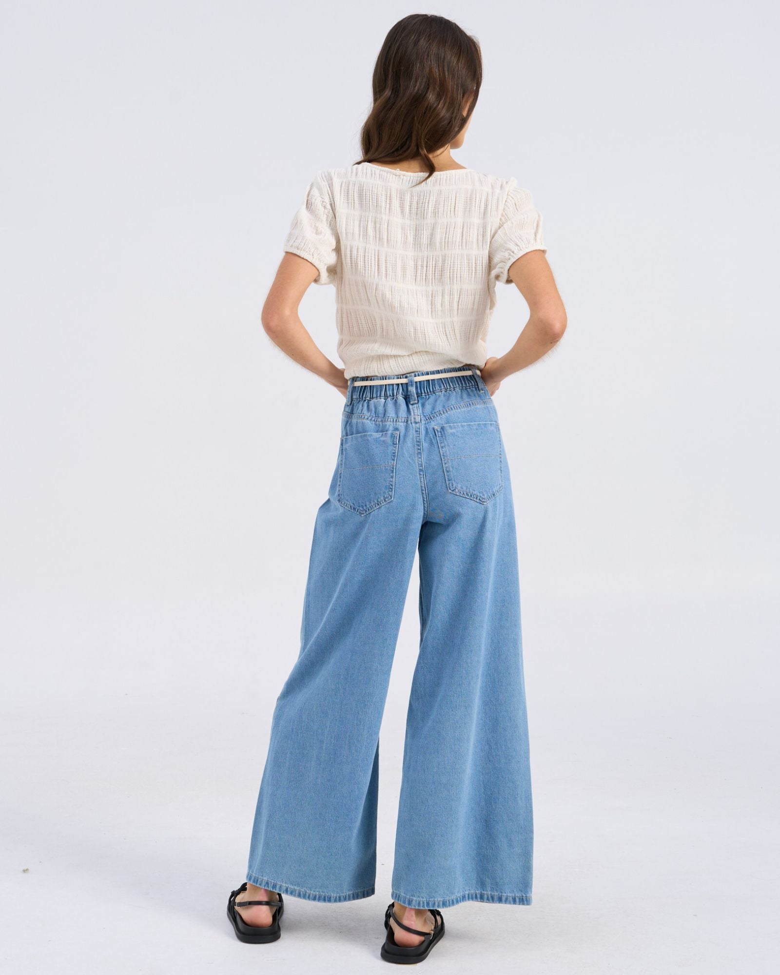 VMVALERIA WIDE LEG JEANS